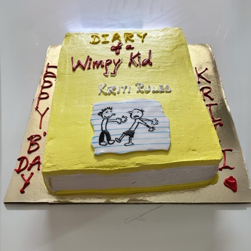 Book Lover Theme Cake 2