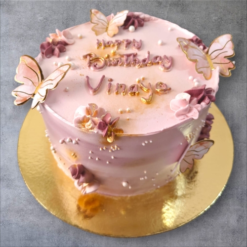 Butterfly Theme Bday Cake