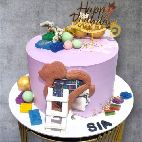 Cake for Intelligent Studious Girl