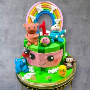 Cocomelon Theme Cake-1