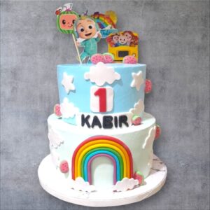Cocomelon Theme Cake