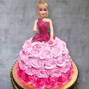 Doll Theme Cake