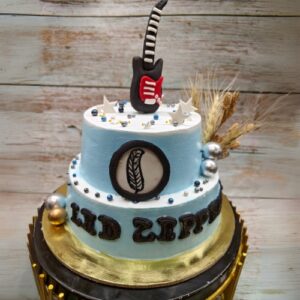 Guitar Theme Cake