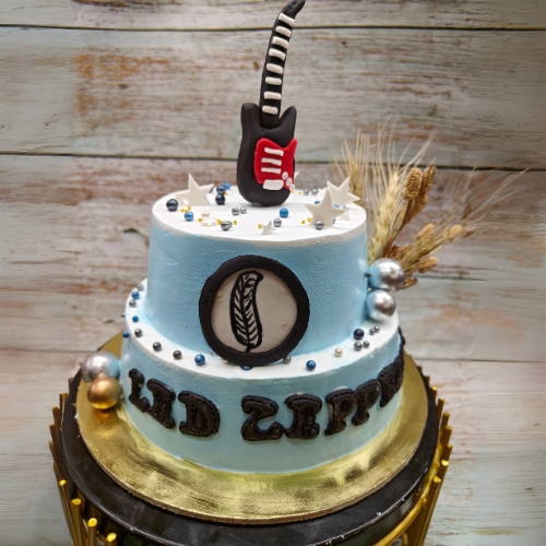 Guitar Theme Cake