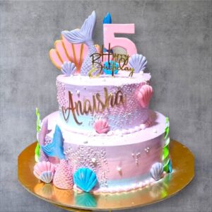 Mermaid Theme Cake 1