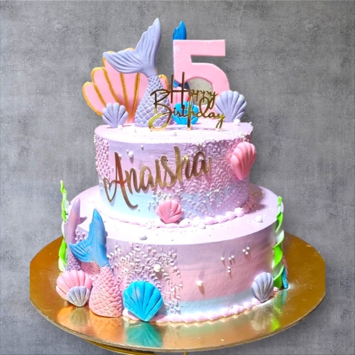 Mermaid Theme Cake 1