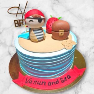 Pirate Merchant Theme Cake