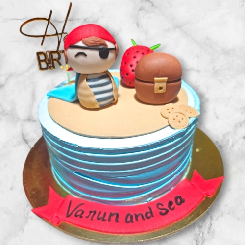 Pirate Merchant Theme Cake