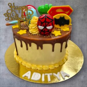 Avengers Theme Cake 3
