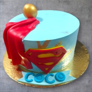 Superman Theme Cake