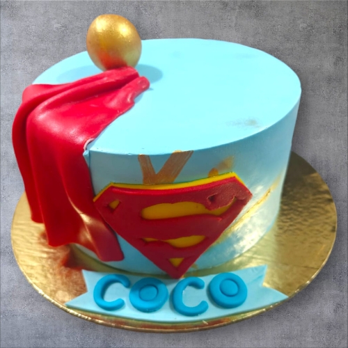 Superman Theme Cake