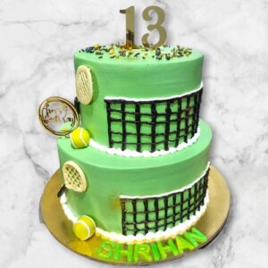 Tennis Theme Cake