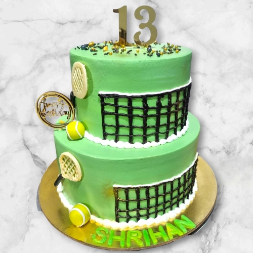 Tennis Theme Cake