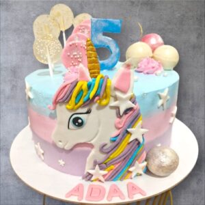 Unicorn Theme Cake